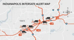 high truck accident zone