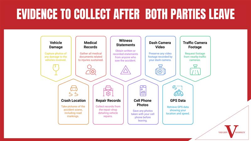 EVIDENCE TO Collect After both Parties leave