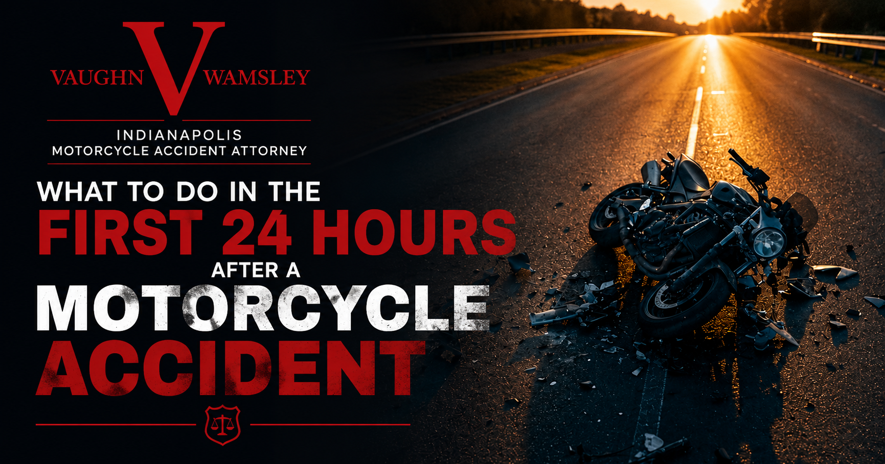 what to do after a motorcycle accident in indiana