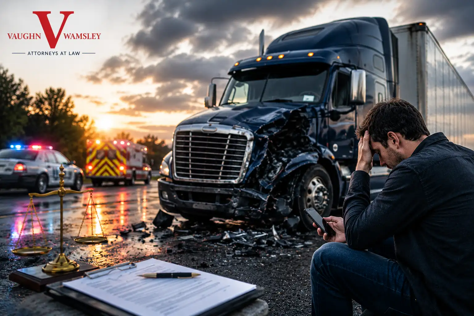 Semi Truck Accident In Indiana